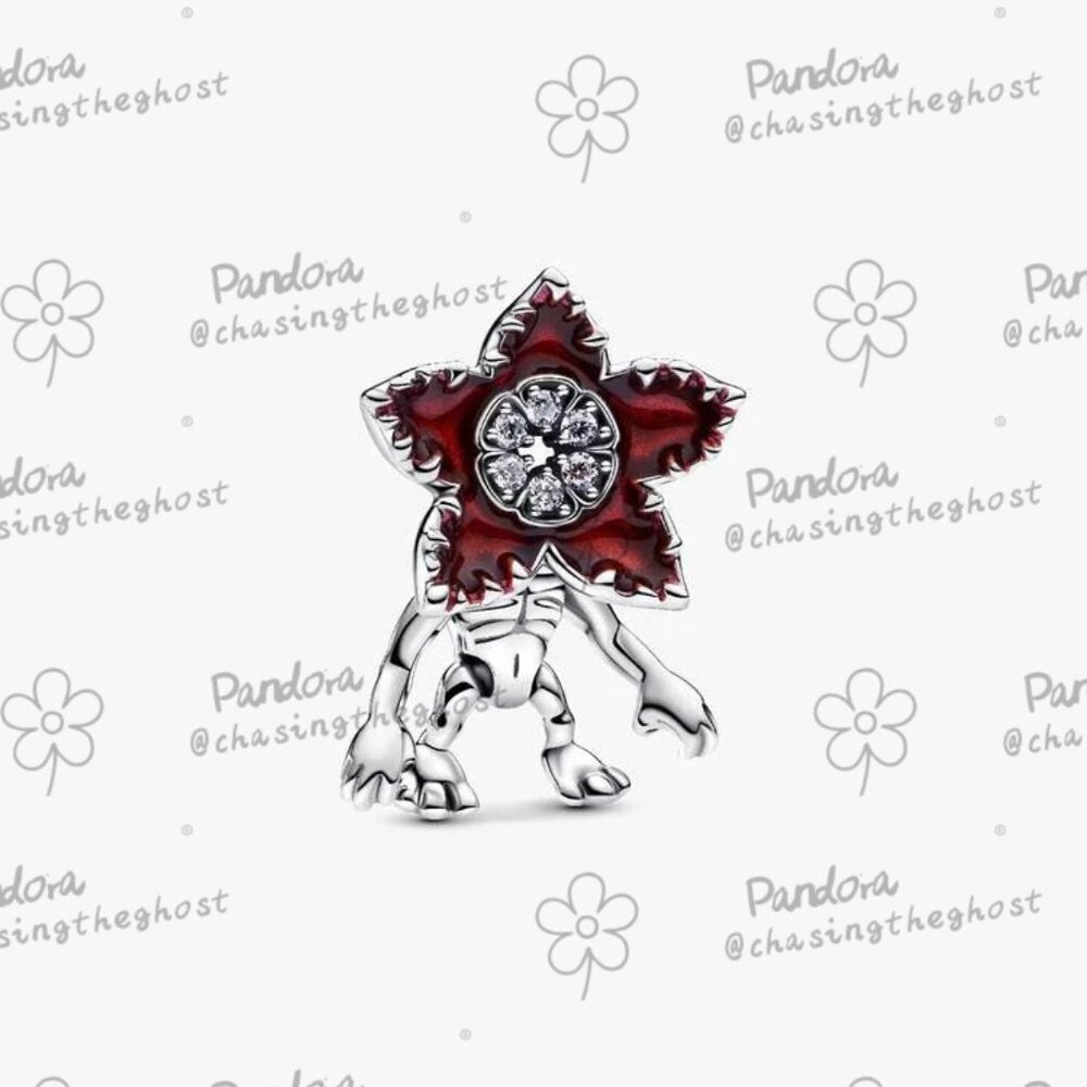 Pandora Stranger Things Moveable Demogorgon Charm